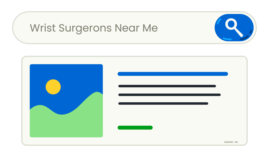 organic search for Wrist Surgeons near me