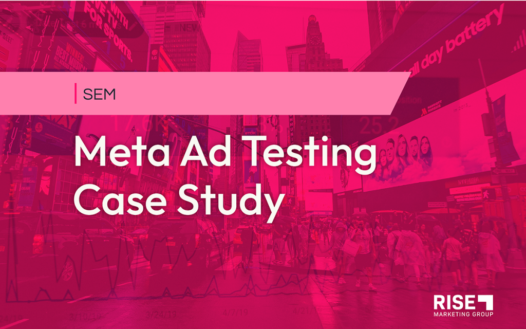 Meta Ad testing case study title image