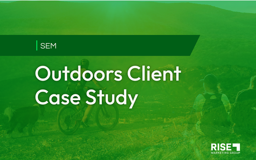 title image for Outdoors Client Case Study