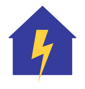 House with lightning bolt to signify Powerhouse